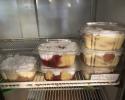 (left to right) cheesecake, strawberry shortcake, banana pudding 